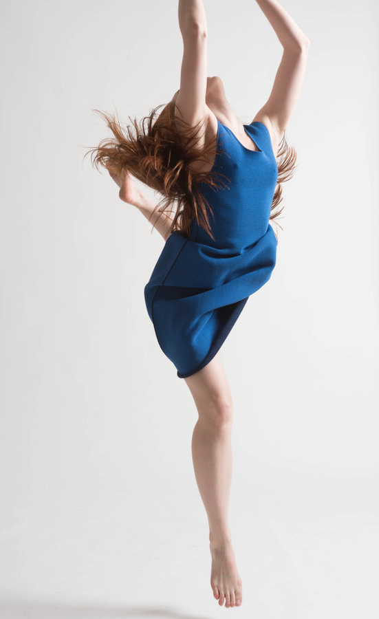 Nancy with CK dress