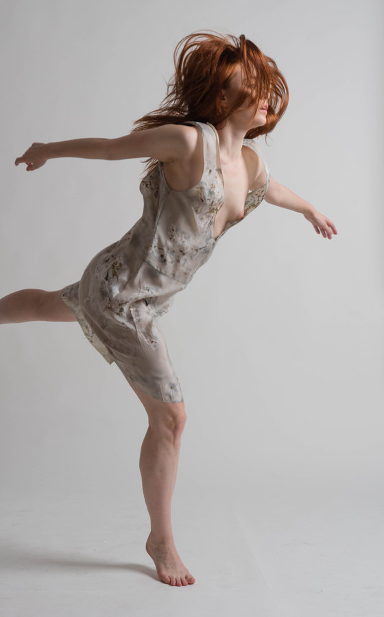 Nancy with CK dress 3